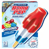 Bomb Pop Original Sugar Free Ice Pops 12 pops