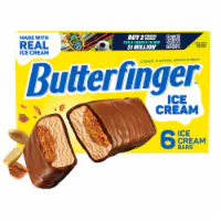 Butterfinger Ice Cream Bars 6 Bars