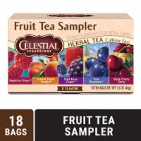 Celestial Seasonings Caffeine Free Fruit Tea Herbal Sampler Pack 18 ct