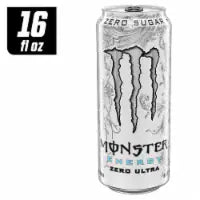 Monster® Zero Sugar Zero Ultra Energy Drink Can 16 fl oz