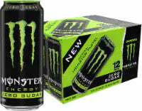 Monster® Zero Sugar Energy Drink Multipack Cans 12 pk / 16 Fl Oz