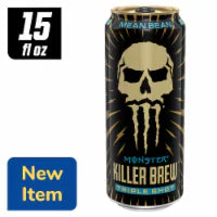 Monster Killer Brew Mean Bean Energy Drink Can 15 Fl Oz