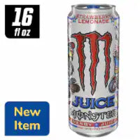 Juice Monster® Strawberry Lemonade Energy Drink Can 16 fl oz