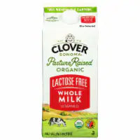 Clover Sonoma Organic Lactose Free Whole Milk 0.5 gal