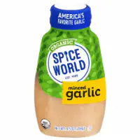 Spice World Organic Minced Garlic 9.5 oz