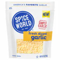 Spice World® Fresh Diced Garlic 5 oz