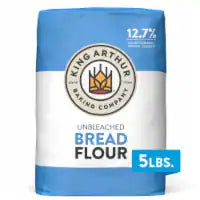 King Arthur Unbleached Bread Flour, Non-GMO Project Verified, Certified Kosher, No Preservatives 5 lb