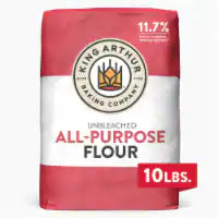 King Arthur All Purpose Unbleached Flour, Non-GMO Project, Certified Kosher, No Preservatives 10 lb
