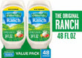 Hidden Valley Original Ranch Salad Dressing 2 Count of 24oz bottles