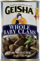 Geisha Whole Baby Clams 10 oz