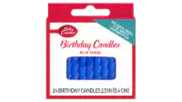 Betty Crocker™ Blue Spiral Birthday Candles 24 ct