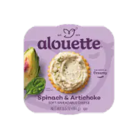 Alouette® Spinach & Artichoke Soft Spreadable Cheese 6.5 oz