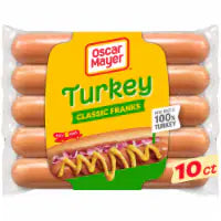Oscar Mayer Turkey Dogs Turkey Franks Hot Dogs 10 CT