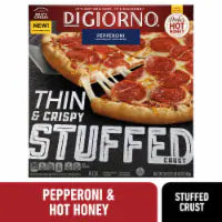 DiGiorno Frozen Pepperoni Thin and Crispy Stuffed Crust Pizza with Mike’s Hot Honey 20 oz