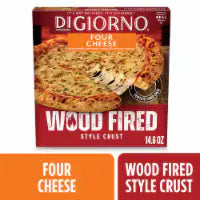 DiGiorno Four Cheese Pizza Wood Fired Style Crust Frozen Pizza 14.6 oz