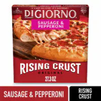 DiGiorno Frozen Pizza Rising Crust Sausage & Pepperoni Pizza 27.3 oz