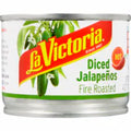 La Victoria Diced Hot Fire Roasted Jalapenos 4 oz
