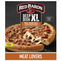 Red Baron Deep Dish XL Meat Lovers Frozen Pizza 11.12 oz