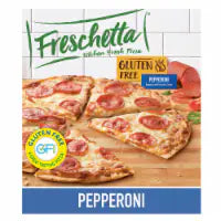 Freschetta Pepperoni Gluten Free Thin Crust Frozen Pizza 17.78 oz