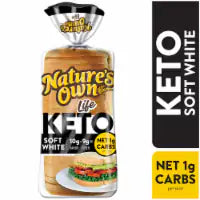 Nature's Own Life Net 1 Carb Keto White Bread 16 oz