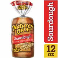 Nature's Own Sourdough, Small Loaf Size, Sliced Sourdough Sandwich Bread 12 oz