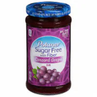 Polaner Sugar Free with Fiber Concord Grape Jam, Gluten-Free 13.5 oz