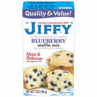 Jiffy® Blueberry Muffin Mix 7 oz