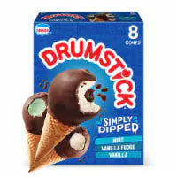 Drumstick Simply Dipped Sundae Cones Variety Pack, 8 Count