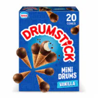 Drumstick Mini Mini Drums Vanilla Sundae Cones, 20 Count