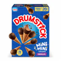 Drumstick Mini Mini Drums Chocolate Sundae Cones, 20 Count