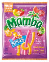Mamba Fruit Chews Magic Sticks Chewy Fruity Candy Sticks 6.3 oz