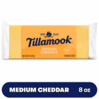 Tillamook® Aged Medium Cheddar Block Cheese 8 oz