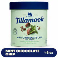 Tillamook® Mint Chocolate Chip Ice Cream Tub 48 oz