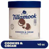 Tillamook® Cookies & Cream Ice Cream Tub 48 oz
