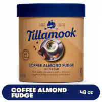 Tillamook® Coffee Almond Fudge Ice Cream Tub 48 oz