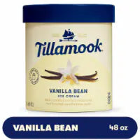 Tillamook Vanilla Bean Ice Cream Tub 48 oz