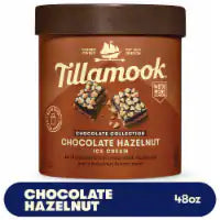 Tillamook® Chocolate Collection Dark Chocolate Hazelnut Ice Cream Tub 48 oz