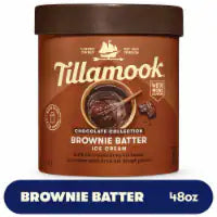 Tillamook® Chocolate Collection Brownie Batter Ice Cream Tub 48 oz