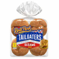 Ball Park Tailgaters Sesame Buns 8 ct / 21 oz