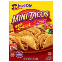 Jose Ole® Beef & Cheese Frozen Mini Tacos 16.2 oz