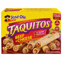 Jose Ole® Flour Tortilla Beef & Cheese Taquitos 15 ct / 22.5 oz