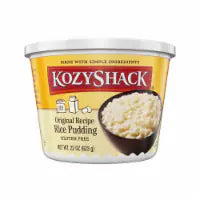 Kozy Shack Rice Pudding Tub, Gluten Free Dessert 22 oz