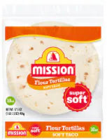 Mission® Soft Taco Flour Tortillas 10 ct / 17.5 oz