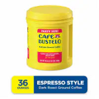 Café Bustelo Espresso Ground Coffee, Dark Roast 36 ounces