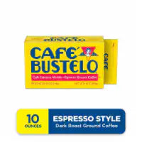 Café Bustelo, Espresso Style Dark Roast Ground Coffee, Vacuum-Packed 10 ounces