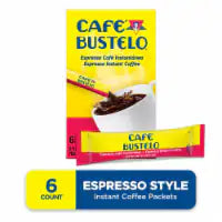 Café Bustelo Instant Coffee Single Serve Packets 6 count