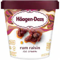 Haagen Dazs® Rum Raisin Ice Cream Pint