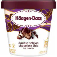 Haagen Dazs® Double Belgian Chocolate Chip Ice Cream Pint