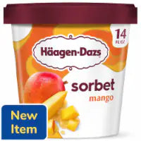 Haagen-Dazs Mango Sorbet, 14oz
