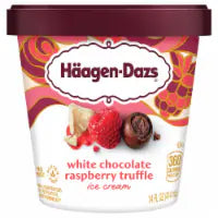 Haagen Dazs® White Chocolate RaspberryTruffle Ice Cream Pint